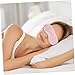 Ipetboom 2Pcs Double-Sided Silk Eye Mask Soft Blackout Sleep Mask Adjustable Strap Comfortable Eye Cover for Sleeping Travel and Office Use