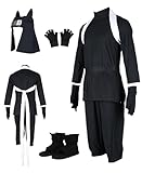 GDXMCCOS US size Comic Kankuro Cosplay Costume Mens black Halloween suit (X-Small)