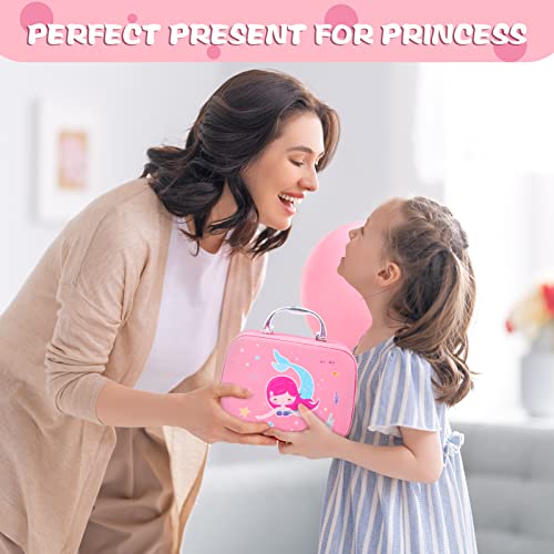 Dreamon Kinderschminke mädchen, Waschbar Make up Spielzeug für Mädchen Kinder Nagellacke mit Koffer für Mädchen - Image 6