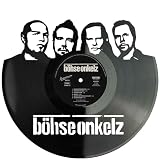 EVEVO Wanddekoration Schallplatten Inspiriert Böhse Onkelz 