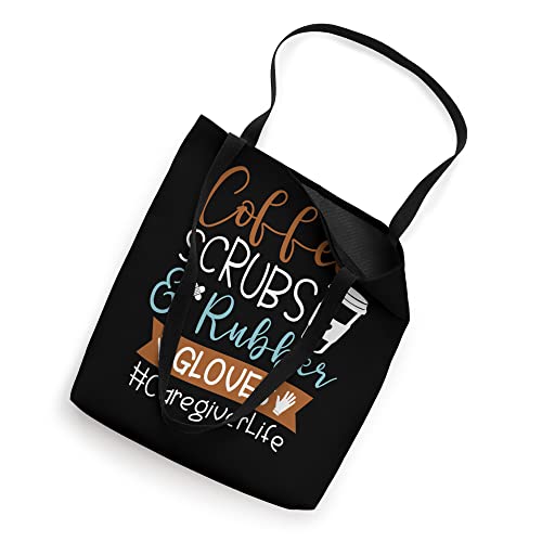 Bolso Tote Coffee Scrubs And Rubber Gloves Caregiver Life miniatura 2