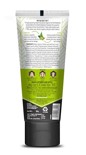 Smart And Handsome Nature First Healthy Radiance Face Wash 50g