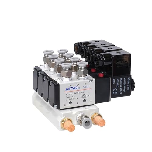 Électrovanne 4V210-08 AC220V pour centraliser 10 voies d'air