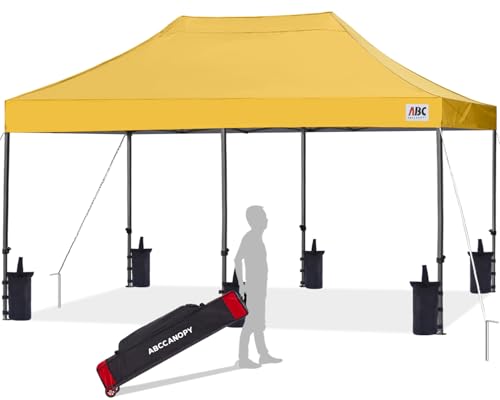 Image of ABCCANOPY Patio Pop Up Canopy Tent 10x20 Commercial-Series(Gold)