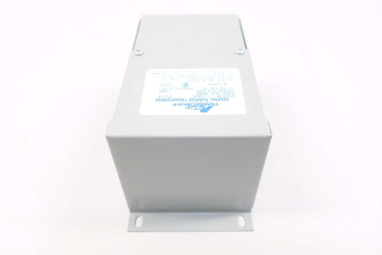 ACME T-1-53006 10VA 1PH 240/480V-AC 120/240V-AC VOLTAGE TRANSFORMER D557941