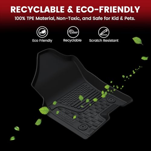 Image of LASFIT Floor Mats for RAM 1500 Quad Cab 2019-2024 Bucket Seats