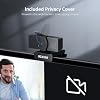 NexiGo N60 Pro (Gen 2) 1080P Webcam with Distortion-Free Lens, USB A to Type-C Data Cable, Noise Reduction Mic & Privacy Cover, for Zoom/Skype/Teams/Webex, Laptop MAC PC Desktop