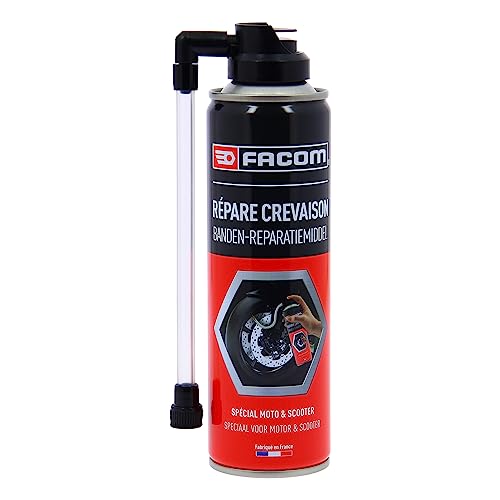 Facom 006091 R&eacute;pare-Crevaison Moto - Bombe Anti Crevaison 250 ml (L'emballage de l'article peut varier)