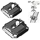 NEEWER 38mm quadratische Schnellwechselplatte 2er Pack Anti Off Arca Typ QR Kamera Montageplatte, kompatibel mit Peak Design Capture V3 Kamera Klammer Schultergurt Stativkopf 8kg Max. Belastung QPR-5B