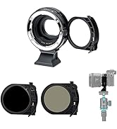 JJC EF-EOS M Drop-in Filter Mount Adapter with Variable Neutral Density ND and Circular Polarizin...