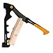 Produktbild Fiskars X-Series Holzspalter-Set mit Wandhalterung und Machete WoodXpert XA3, Zum Spalten von Brennholz und Ästen, 1079159