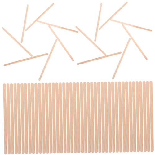 SOLUSTRE Elegant Wooden Stirrer Set 150pcs 14cm Long Stirring Rods for Coffee Tea Cocktails Reusable Swizzle Sticks for Parties