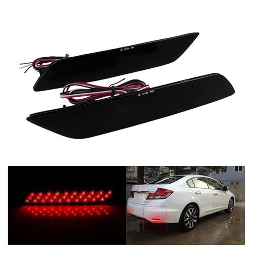 Feu arrières LED Civic 2013-2015 pour remplacer les réflecteurs ternis - 2