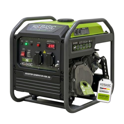 K&S BASIC 38i Invertergenerator 3,8 kW, Tragbarer Benzin...