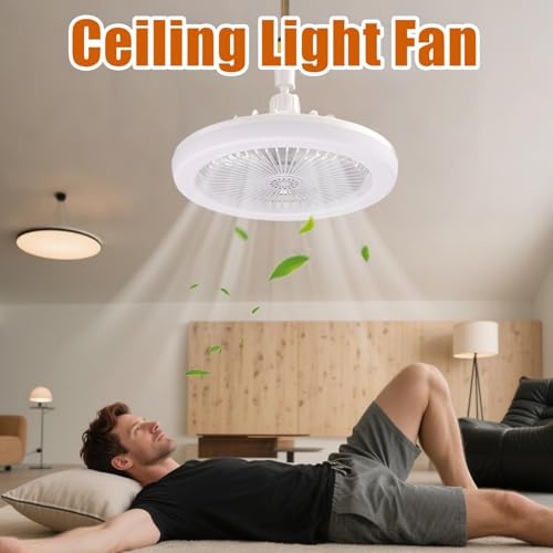 Ventilateurs de plafond pour chambre avec lumière et minuterie programmable