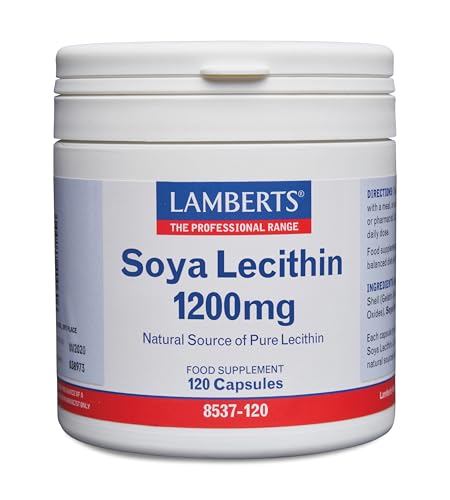 Lamberts Lecitina de Soja 1200mg - 120 Cápsulas