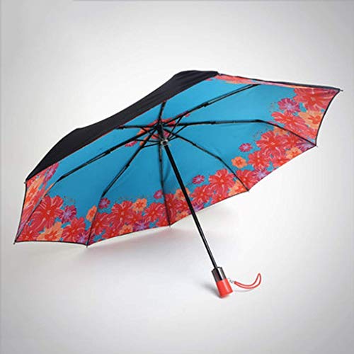 Parapluie pliable MU grand format pour femme contre la pluie et les UV intenses