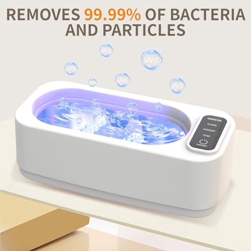 Limpador de retentor ultrassônico, limpador ultrassônico profissional de 47 kHz para dentaduras, pro