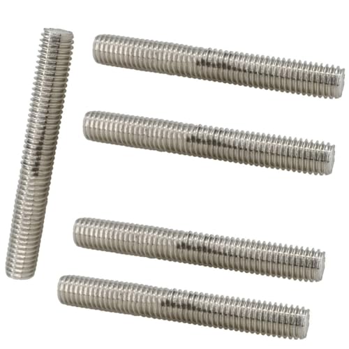 Stepper Screw 8mm Fully Thread Screw Rod M8 Metric Thread Stainless Steel Screw Bolts 30mm to 500mm Right Hand Thread Screw Studs Bar Tapped Block(80mm)