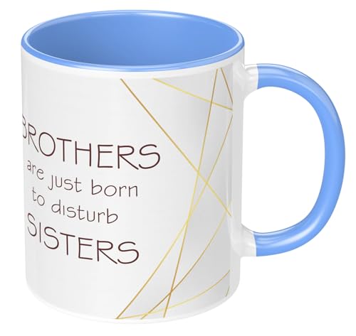 Image of Raksha Bandhan Gifts Printed Mug with Keychain Best Rakhi Combo Gift Set for Brother Rakshabandhan Return Gifts for Sister White 350ml Coffee Mug(Pack of 5) Combo Set(RMCKRCG906)