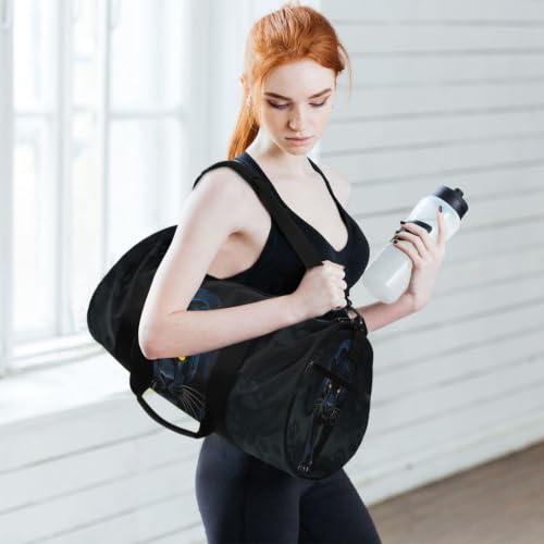 Bolsa de deporte redonda con bolsillo interior para organizar tu ropa 6