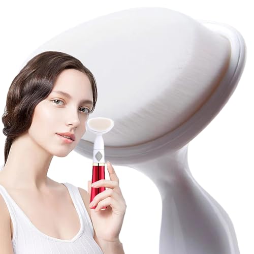 Limpiador facial eléctrico, cepillo de masaje facial eléctrico, Depurador facial con pilas, Cepillo de cerdas para la piel del rostro para una limpieza profunda para mujeres, adultos, esteticis