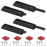 4 PCS Push to Open Aimant Poussoir Porte Placard Loquet Magnetique,Tampon Amortisseur,Ouvr...