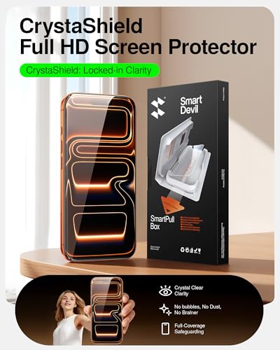 74% Off! SMARTDEVIL Screen Protector for iPhone 17 Pro Max - Image 3