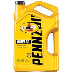 Pennzoil Motor Oil 5W-30 Motor Oil, 5 Quart
