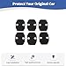RT-TCZ for Jeep JK Door Lock Cover Protector for Jeep Wrangler JKU 2007-2017 Black Accessories 6pcs