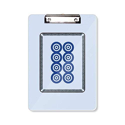 Planche à pince Mahjong A4 à pois pour optimiser vos réunions