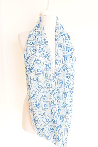 Etwoa Chemistry Elements Infinity Scarf Circle Loop Tube Scarf2