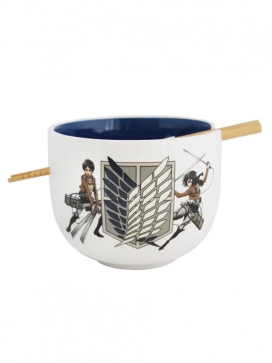 Just Funky L'ATTAQUE des Titans Battalion Exploration Ramen Bowl, 470 ml