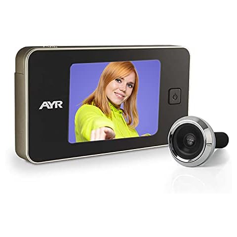 AYR 752-M Digitaler Türspion, Nickel matt und Chrom glänzend Cover