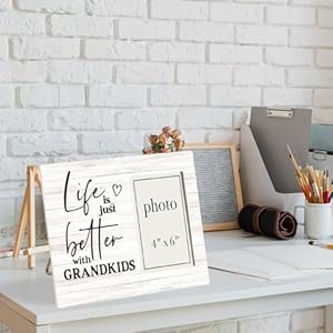 Life is Just Better with Grandkids Wood Picture Frame, Grandparents Day Gifts, Grandparents Picture Frames, Grandkids Photo Frame, Grandparents Gifts, 4 x 6 Inch Photo Life is Just Better with Grandkids Wood Picture Frame Grandparents Day Gifts Grandparents Picture Frames Grandkids Photo Frame Grandparents Gifts 4 x 6 Inch Photo