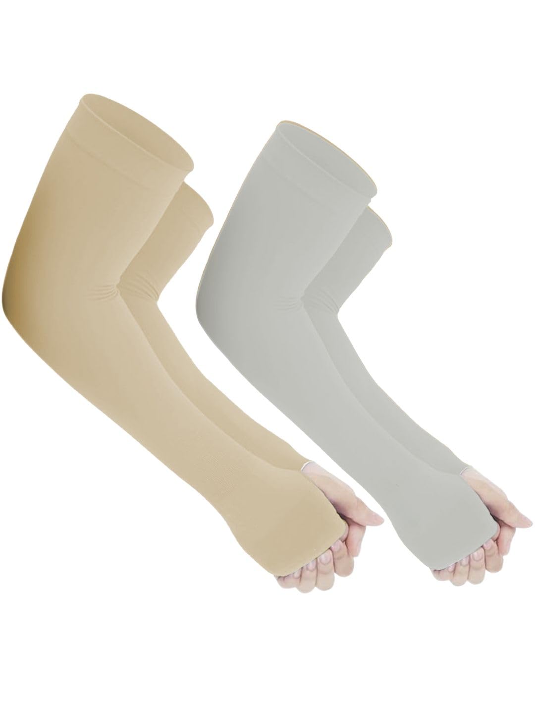 Yuneek Arm Sleeves For Men & Women UV Sun Protection, UPF 50 Cool Arm Hand Cover Unisex For Bike ride,Golf,cricket,cycling,yoga,gym Sports-picture-11