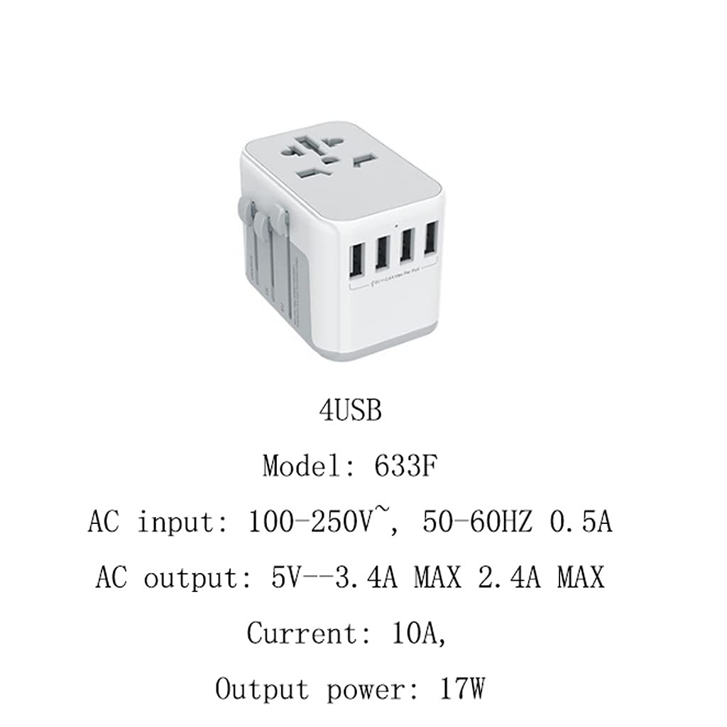 Gniazdo międzynarodowe przetwornice International Plug Converter, Universal International Travel Power Adapter, Adapter europejski, na całym świecie AC. Adaptery wylotowe adapter wtyczki zasilania