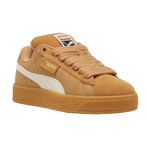 PUMA Womens Suede XL Elevated Lace Up Sneakers Shoes Casual - Beige2