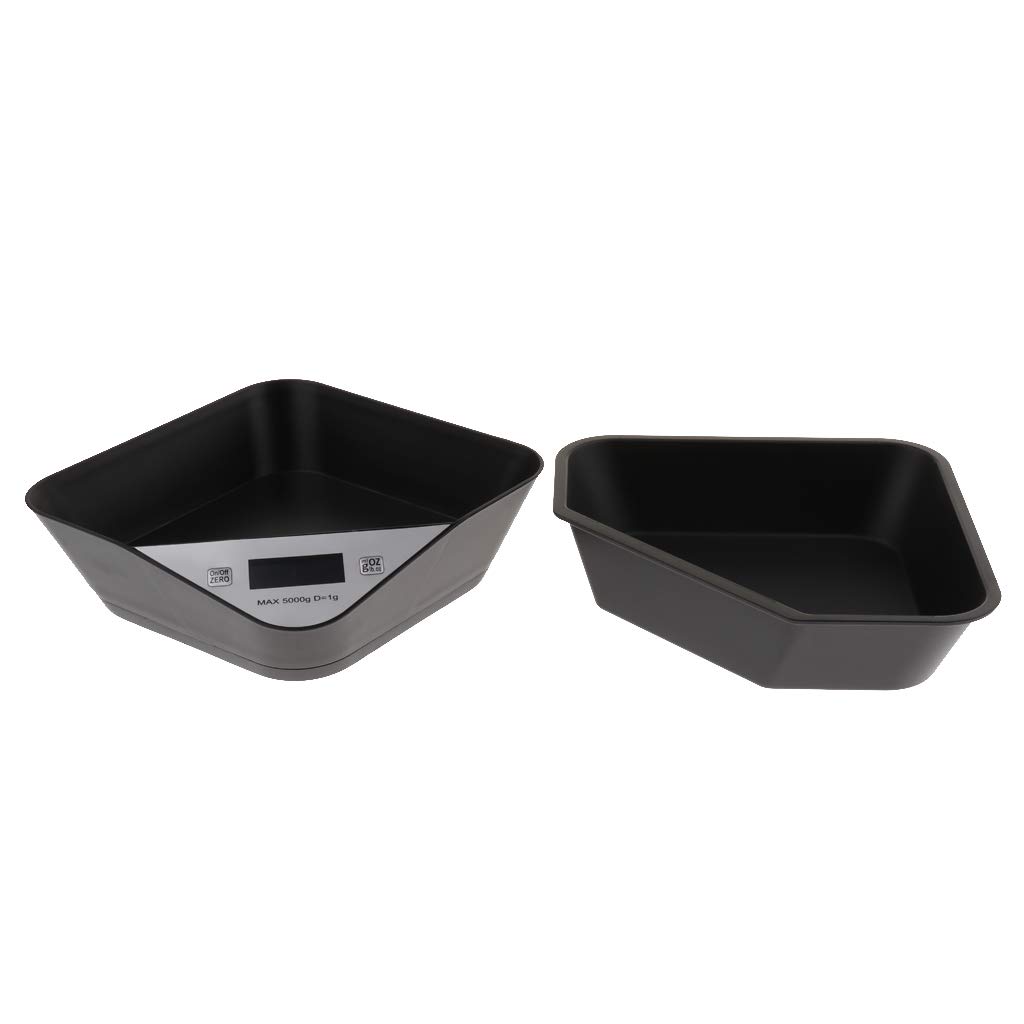 Perfeclan Báscula Digital para Mascotas de Cocina para Cachorros Recién Nacidos O Gatitos Pequeños con Bandeja Gratuita
