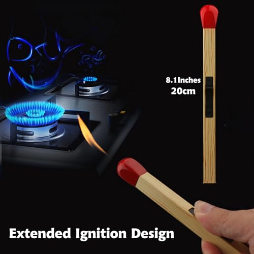 Encendedor de llama suave recargable 4 unidades miniatura 4