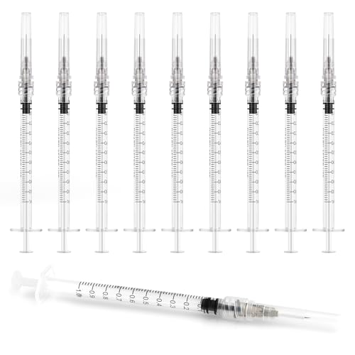 Seringue de laboratoire 1 ml avec aiguille 27G 13mm emballée individuellement