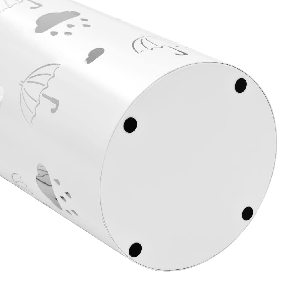vidaXL Paragúero diseño Paraguas Acero Inoxidable