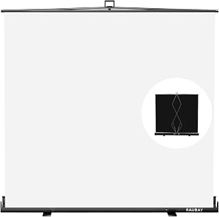 【Breiterer Stil】RAUBAY 200x210cm zusammenklappbarer Weiß White Screen Panel