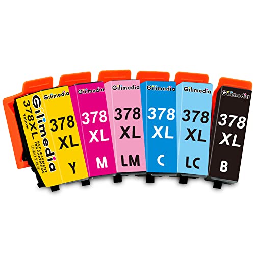 Gilimedia 378XL Druckerpatronen Ersatz für Epson 378XL 378 XL Cover