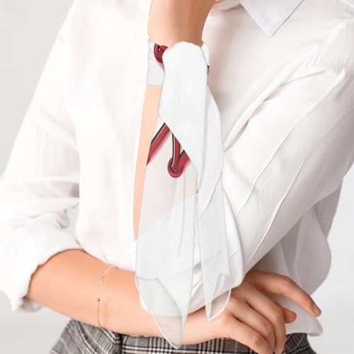 Square Head Scarf Red Baseball Laces Bandana Silk Feel Like Hair Wrap Shawl Lightweight Scarves Fashion Accessories for Women Girls4