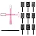KFHENSOMR Nail Magnets Set 11PCS Cat Eye Gel Nail Polish Tools Set 5 in 1 Nails Magnets for 3D Cat Eye Gel Nails Polish with Stripe Plates and Pen Art Magnetic Kit for Art Salon or DIY