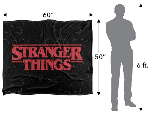 Plaid Stranger Things Silky Touch Couverture Blanche Haute Qualité - 6