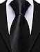 Barry.Wang Mens Black Formal Vest Slim Fit Casual Solid Color Business Suit Waistcoat Tie Bow Tie Set Wedding Party