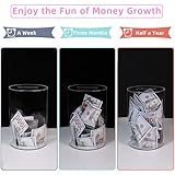 Acrylic Piggy Bank, Transparent Money Box, Break to Open, for Saving Cash or Coins - Image 7