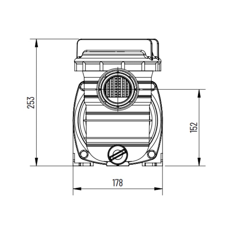 Pentair P7242180 Pompe 1 CV mono Swimmey